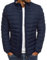 UHouse Winterjacke Herren Steppjacke ohne Kapuze Leichte Daunenjacke Wandern Übergangsjacke Herbst Winter Jacke Bequeme Softshelljacke Outdoor Puffer Jacken Baumwolle Bomberjacke Marineblau L