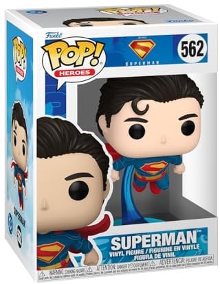 Funko Pop! DC: Superman 2025 - Superman - Collectable Vinyl Figure - Gift Idea - Official Merchandise - Toys for Kids & Adults - Movies Fans - Model Figure for Collectors