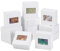 PH PandaHall 30 Stück Geschenkbox Mit Fenster Papier Verpackungsboxen Leckerli Box Für Handgemachte Seife Kerzen Süßigkeiten Und Kekse Geschenkverpackungsboxen, 8x8x4cm