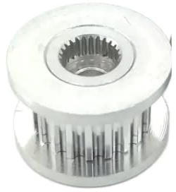 Zahnriemenscheibe, 1 Stück 2GT/GT2 Zahnriemenscheibe 25T Spindelkupplung 20, 36 Zähne for RC-Servo for 6 mm breiten Riemen(36 tooth)