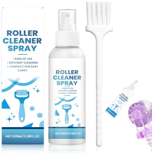 Microneedling Pen,Roller Mit Sprühfunktion Und Bürste, Dermaroller,Micro Needling Set,Spray zur Zuverlässigen Reinigung
