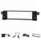 tomzz Audio 2404-015 Radioblende Set HQ-Optik Profi-Version kompatibel mit BMW 3er E46 schwarz mit Quadlockadapter ISO Fakra Antennenadapter DIN ISO Einbauschacht