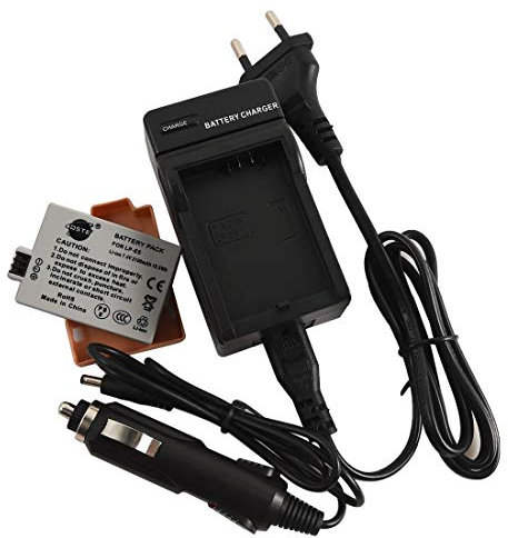 DSTE® Ersatz Batterie und DC27E Reise Ladegerät Compatible für Canon LP-E5 EOS 450D 500D 1000D Kiss F X2 X3 Rebel XS XSi T1i Digital Kamera