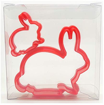 Bunny Rabbit Cookie Cutter Set of 2, Biscuit, Pastry, Fondant Clay Cutter