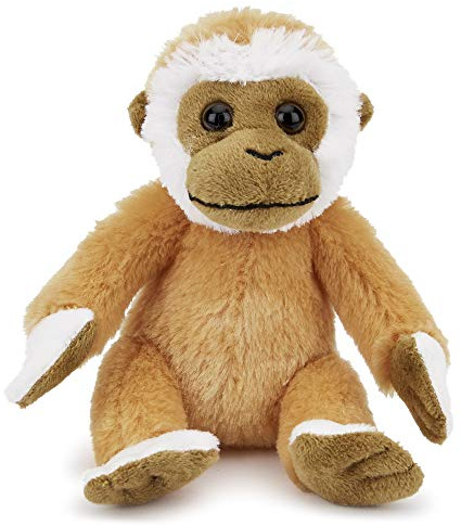 Zappi Co Peluche Douce et Moelleuse pour Enfants - Animaux en Peluche Parfaits pour des Compagnons de Jeu Douillets et Agréables pour Les Enfants (12-15 cm) (Gibbon)