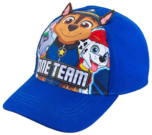 Nickelodeon Kids Hat for Toddler Or Little Boys Age 2-7, Paw Patrol Baseball Cap (Toddler Age 2-4, One Team)