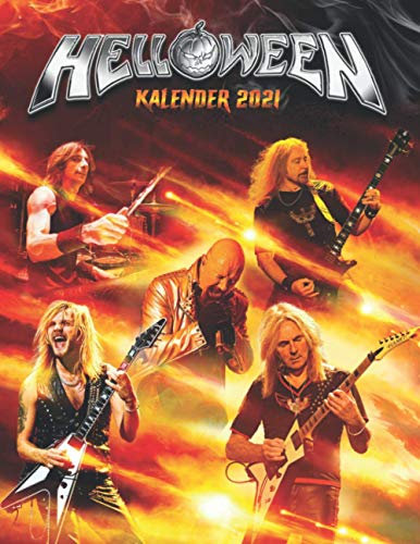 Helloween Kalender 2021: Größe 8.5 *11 Zoll - 12 Monate