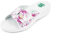 JOMIX Ciabatte Donna Estive Comode Ciabatte Donna Casa Estive Zeppa Pantofole Ortopediche Anatomiche a Strappo ITD1463-9 (Rossette Fuxia, 36)