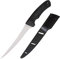 Generisch Angelmesser - Fischmesser Messerscheide mit Gürtelclip Soft-Touch-Griff, Länge: 31 cm