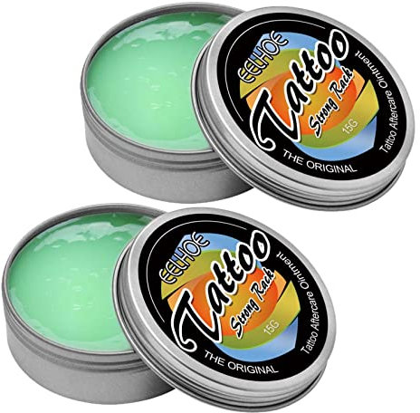 Tattoo Brightening Aftercare Balm, Tattoo Creme Tattoo Aftercare Butter, Tattoopflege Creme Für Die Tägliche Tattoo Pflege Und Zur Förderung Der Heilung, Verstärkt Tattoo Farben (2pcs)