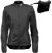Wulibike Fahrradjacke Damen Windbreaker Leichtgewicht Laufjacken Atmungsaktiv Schnell Trocknend Radfahren-Jacken Mit 3 Taschen Schwarz S