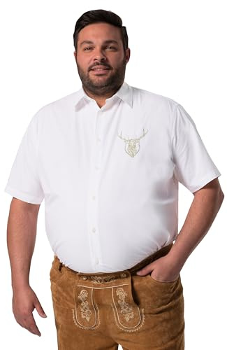 Men Plus Herren Hemd schneeweiß 8XL