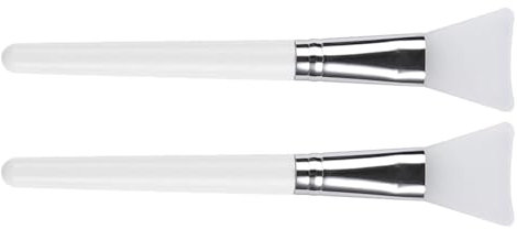 2 PCS Hairless Silicone Cosmetic Scrapers, Face Mask Brush Facial Mud Mask Applicator Brush, for Applying Facial Mask, Eye Mask, Serum or DIY