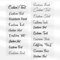 Custom Personalised Name Vinyl Sticker with Fancy Font Custom Text for Sentence | Waterproof Decals for Bottles, Tumblers, Weddings, Glass, Gifts | Fonts & Colour Options