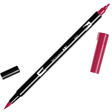 Tombow ABT 847 Dual Brush Pen - Crimson