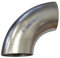 90 Grad Edelstahl Rohrbogen Ø 50mm V2A Schweißbogen Schweißfitting Auspuffbogen