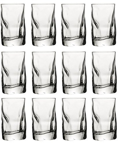 Bormioli Rocco Sorgente Lot de 12 verres à shot 7 cl