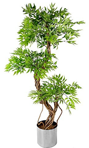 Leaf Realistic Artificial Japanese Fruticosa Ficus Tree