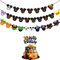 Bandera de Mickey Minnie Halloween feliz cumpleaños para Mickey Mouse Minnie Mouse Tema Halloween Decoración de fiesta de cumpleaños