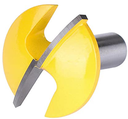 Small Bowl Router Bit 1/2'' Shank Cleaning Bottom Router Bit Radius 1-3/4 For Wide Door Woodworking Cutter