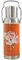 Double Walled Vacuum Cup Flask Chinese Retro Travel Thermos Flask Insulated Water Bottle Portable Water Bottle Cup Mug Sport Creative Home Insulation Pot,Orange