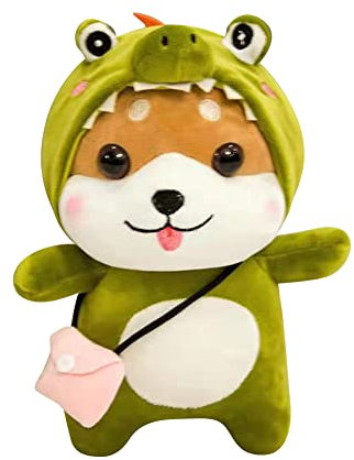 Shiba Inu Kuscheltier Hund Plüschtier Stofftier Plüsch-Hund Gefüllte Weiche Plushie Hunde Corgi Hund Plüsch Plüschtiere Animal Cartoon Baby Doll Weiche Puppe Hund Tiere Kissen Spielzeug für Kinder