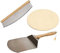 Lochnershop Monolith Pizza Set Junior/Icon - Pizzastein 26 x 1,5 cm - Pizzaheber - Pizza Cutter