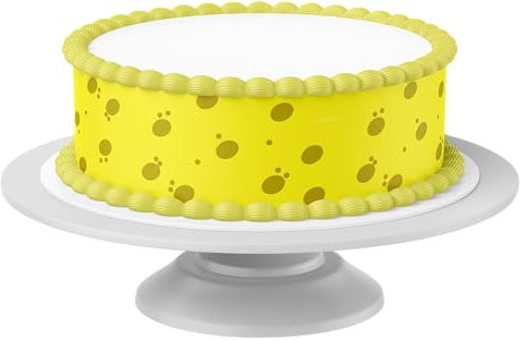 Tortenband Schwamm essbar - 4 Stück á 24cm x 5cm passend für Torten bis 30 cm zum mitessen - kreative Dekoration für Torten