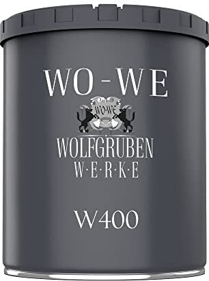 WO-WE Bootslack Bootsfarbe Holzlack Parkettlack Yachtlack für Holz, Metall MATT Silbergrau - 750ml