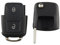 Funkschlüssel 434MHz ID48 Chip für VW Golf 4 5 6 Jetta Passat T1guan Polo Ibiza Leon Toledo Vario 1J0959753AG (2b-Shell)