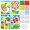 patinadrift 4 Stück Mosaik Bastelsets - selbstklebende Mosaike für Kinder, DIY Diamanten Mosaike, Kinder Bastelset Geschenke für Mädchen Jungen