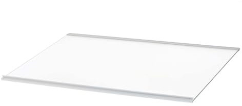 Masterpart Fridge Glass Shelf With Silver/White Profile Edge Trims To Fit Hotpoint Fridges & Freezers