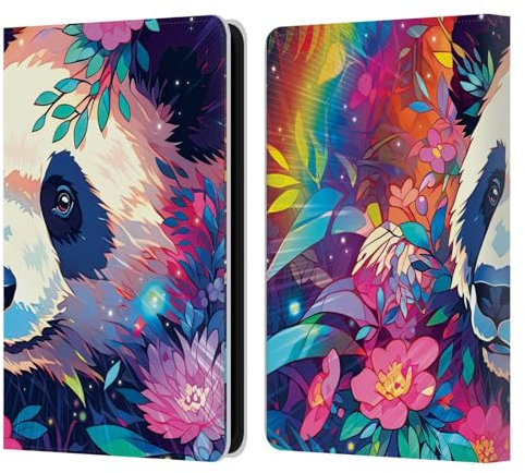 Head Case Designs sous Licence Officielle Michael David Ward Panda Animaux Étui Portefeuille en Cuir Compatible avec Amazon Kindle 11th Gen 6in 2022