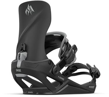 JONES - Fixation de Snowboard Mercury All-Mountain et Freeride avec SKATETECH, réactive et Confortable – Eclipse Black - L