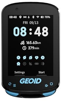 Portalsike portable cc600 smart bike computer Color Screen Wireless Cycling Computer with Route Navigation & Re - Route Planing, WiFi & Bluetooth, Fast 5s GPS Positioning