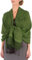 Sakkas Paisley Self-Design Schal/Wrap/Stole - Schwarz/Olive Green Paisley