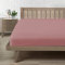 Poligino Drap Housse 90x190, Microfibre Confortable et Respirant, Rose Foncé