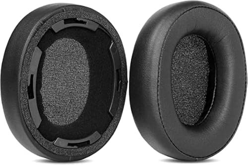 ACCOUTA Komfortable Ersatz Ohrpolster Kissen Kompatibel mit Audio-Technica ATH-SR50BT Wireless Over-Ear Kopfhörer Ear Pads mit Weichem Protein Leder/Memory Foam