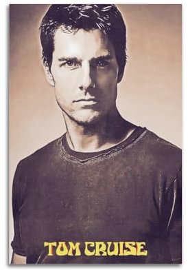 Zweig Poster, Motiv: Schauspieler Tom Cruise, dekoratives Gemälde, Leinwand, Wandposter und Kunstdruck, modernes Familienschlafzimmer, Dekoration, Poster, 20 x 30 cm