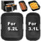 Airfryer Silicone Mould Accessory for Tefal EY9018 Dual Easy Fry 5.2/3.1 L, Moulinex 8.3 L, Cecotec 5.5/3.5 L Baskets, DMS 6L/4L, Air Fryer Accessories for Double Chamber Hot Air Fryer Dual
