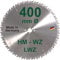 HM Sägeblatt 400 x 30 mm LWZ Hartmetall Präzision Kreissägeblatt 400mm Wechselzahn mit Spanabweiser