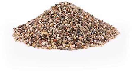 Fish Tank Gravel Aquarium Natural Substrate Perfect for Plants Growth (5kg, Brown 2-3mm)