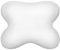 Edda Lux Bezug passend für Tempur All-Around Schlafkissen, 60/56 x 50/48 cm, formbeständiger Jersey Kissenbezug für Schmetterlingskissen, aus 100% Baumwolle, in Weiss