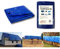 HipperTech® 5m x 8m / 16ft x 26ft Blue Waterproof Tarpaulin - Tarp Sheet Cover - Woven Polyethylene and Laminated 5m x 8m = 40m² (16ft x 26ft = 416sq ft) - 60 GSM - Weight