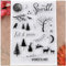 Wellam Merry Christmas Tree Deer Let it Snow Winterwunderland Stempel für Karten Basteln und Scrapbooking
