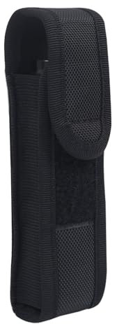 Taschenlampen Tasche, 165mm Taschenlampe Holster Halter Abdeckung Molle Nylonholster für Outdoor Jagd Camping Wandern