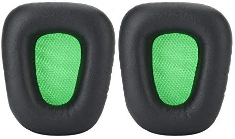 Almohadilla para Auriculares, 1 par de Almohadillas para los oídos, Funda de cojín, Espuma Suave de algodón, reemplazo de Almohadillas para Auriculares,Auriculares para Razer Electra 7.1/2.2