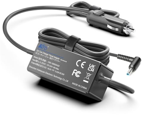 KFD 65W Auto Ladegerät Netzteil KFZ Ladekabel für HP EliteBook 820 830 840 850 G8 G6 G3 G4 G5 G7 Laptop DC 12V-24V Adapter Zigarettenanzünder, HP 250 255 G7 G8 2E9J9EA ProBook 450 455 470 G3 G5 G4