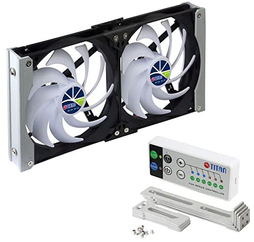 Titan TTC-SC20(C)+ 140x25mm, IP55, Kühlschrank-Doppellüfter
