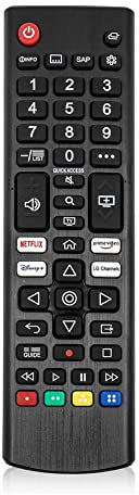CRGANGZY AKB76040302 - Mando a distancia universal para LG Smart TV LCD UHD, funciona con pilas, mando a distancia para LG Smart TV